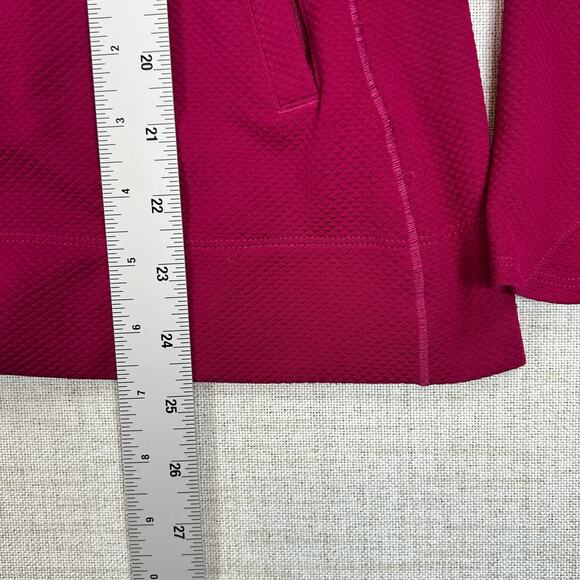 Nike Full Zip Active Jacket Women's S Fuchsia Pink Textured Golf Hiking Walking - Picture 6 of 8
